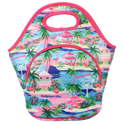 Neoprene Lunch Bag with Pocket - Fairway Living