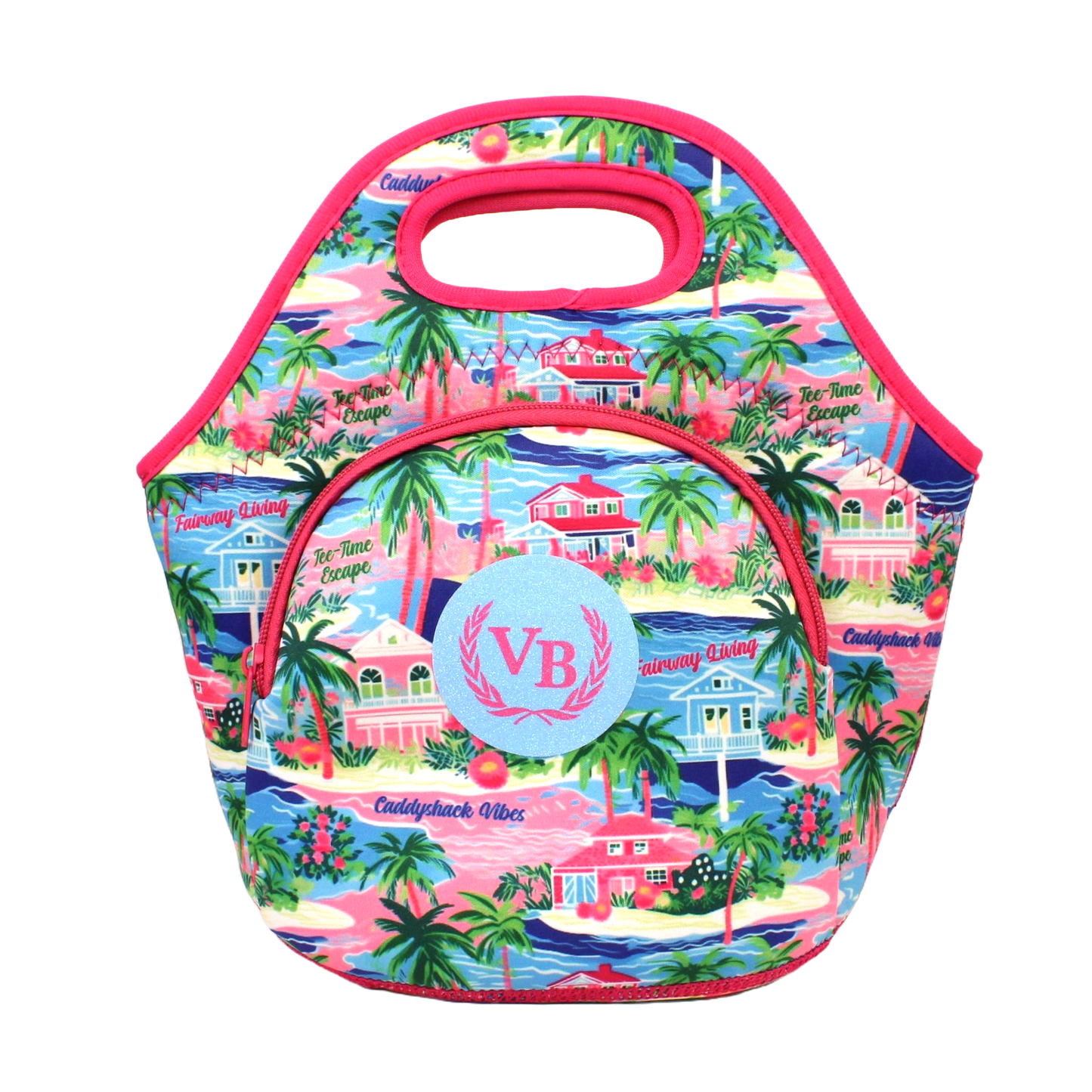 Neoprene Lunch Bag with Pocket - Fairway Living