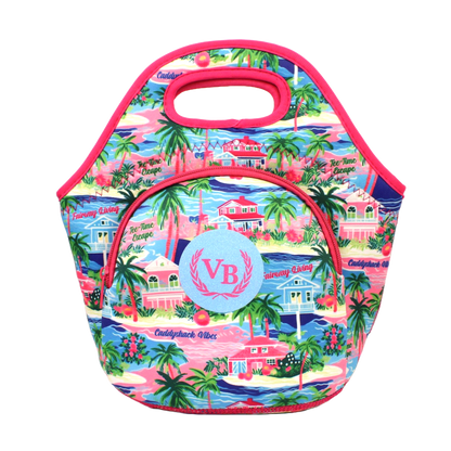 Neoprene Lunch Bag with Pocket - Fairway Living