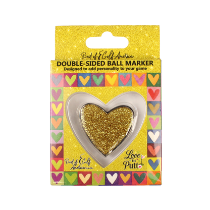 Goldie One Putt - Love to Putt Ball Marker