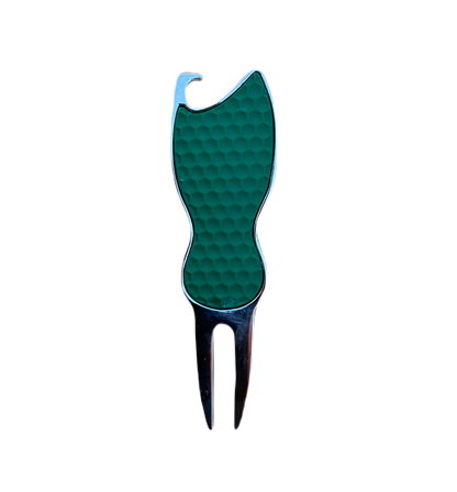 Bottle Opener Divot Repair Tool - Green