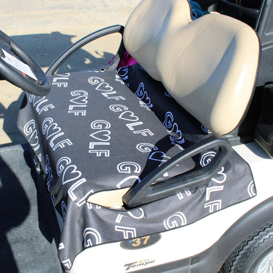 Golf Cart Seat Cover - Ball & Tee / Golf