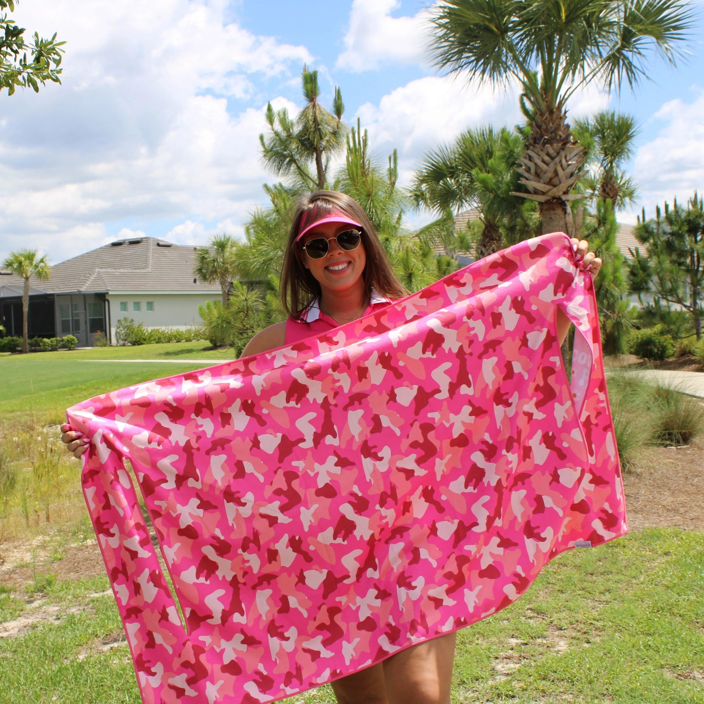 Golf Cart Seat Cover - Pink Camo / Cowgirl