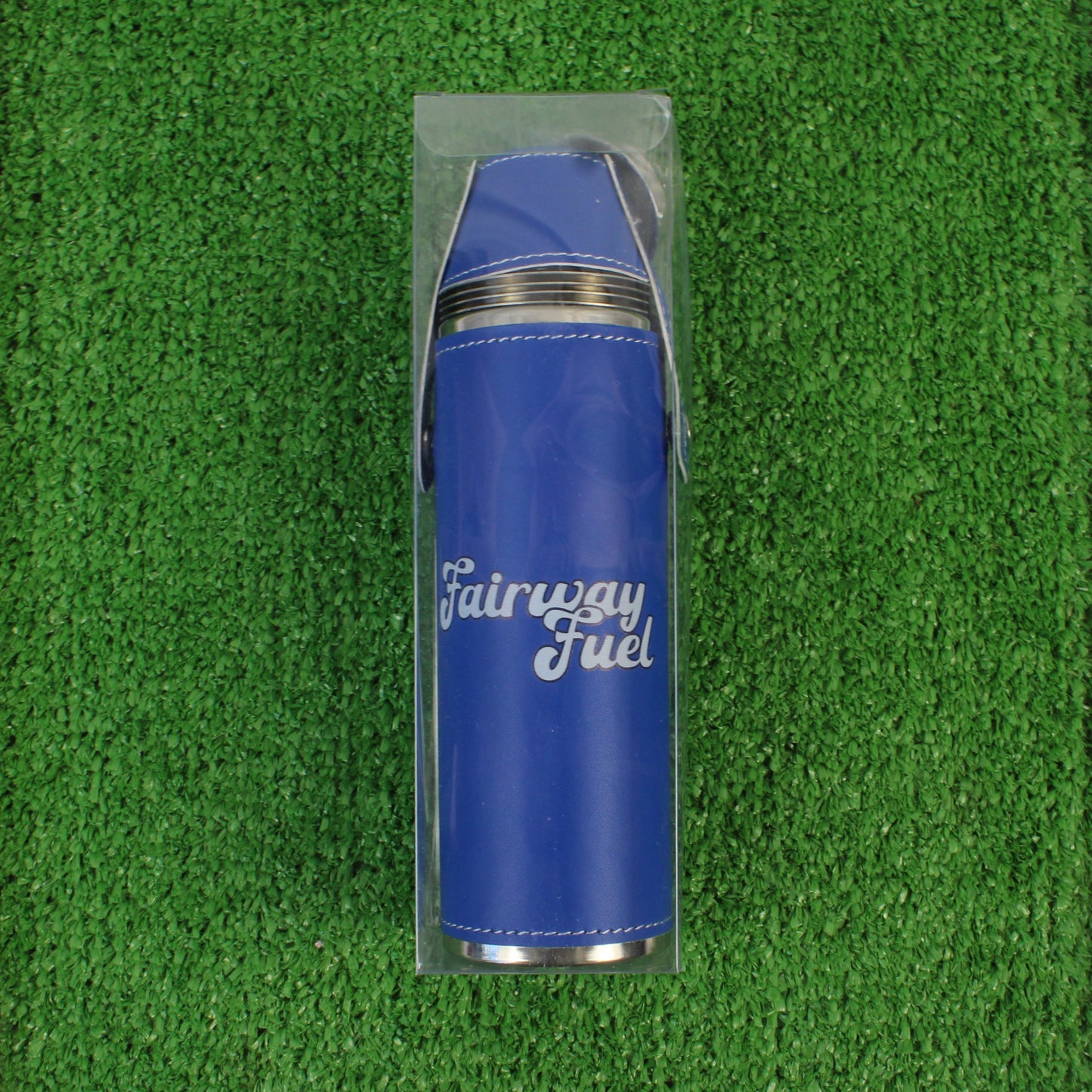 FORE Shot Flask with Shot Glasses - Blue