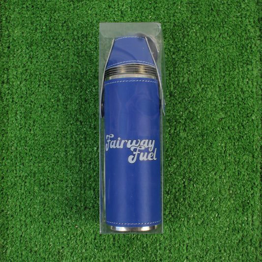 FORE Shot Flask with Shot Glasses - Blue