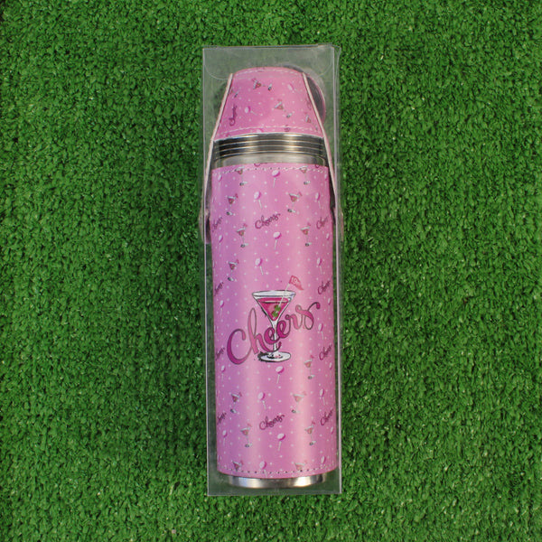 FORE Shot Flask with Shot Glasses - Cheers