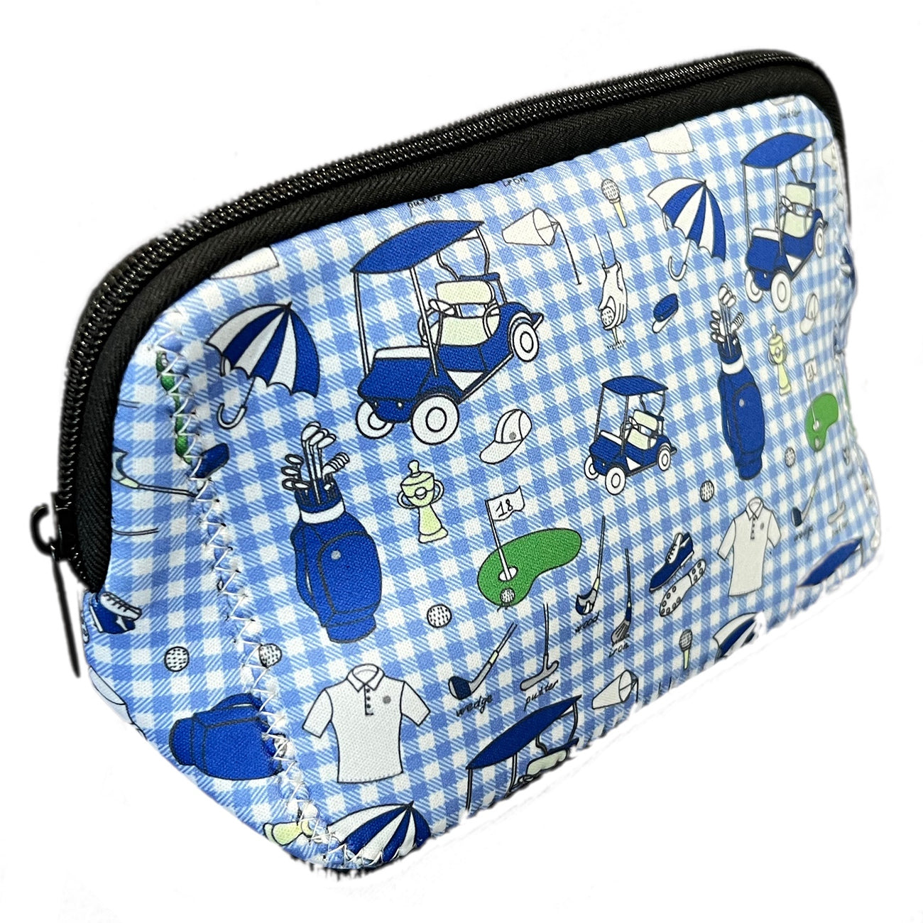 Neoprene Cosmetic Pouch - Ladies Day Out (Blue)