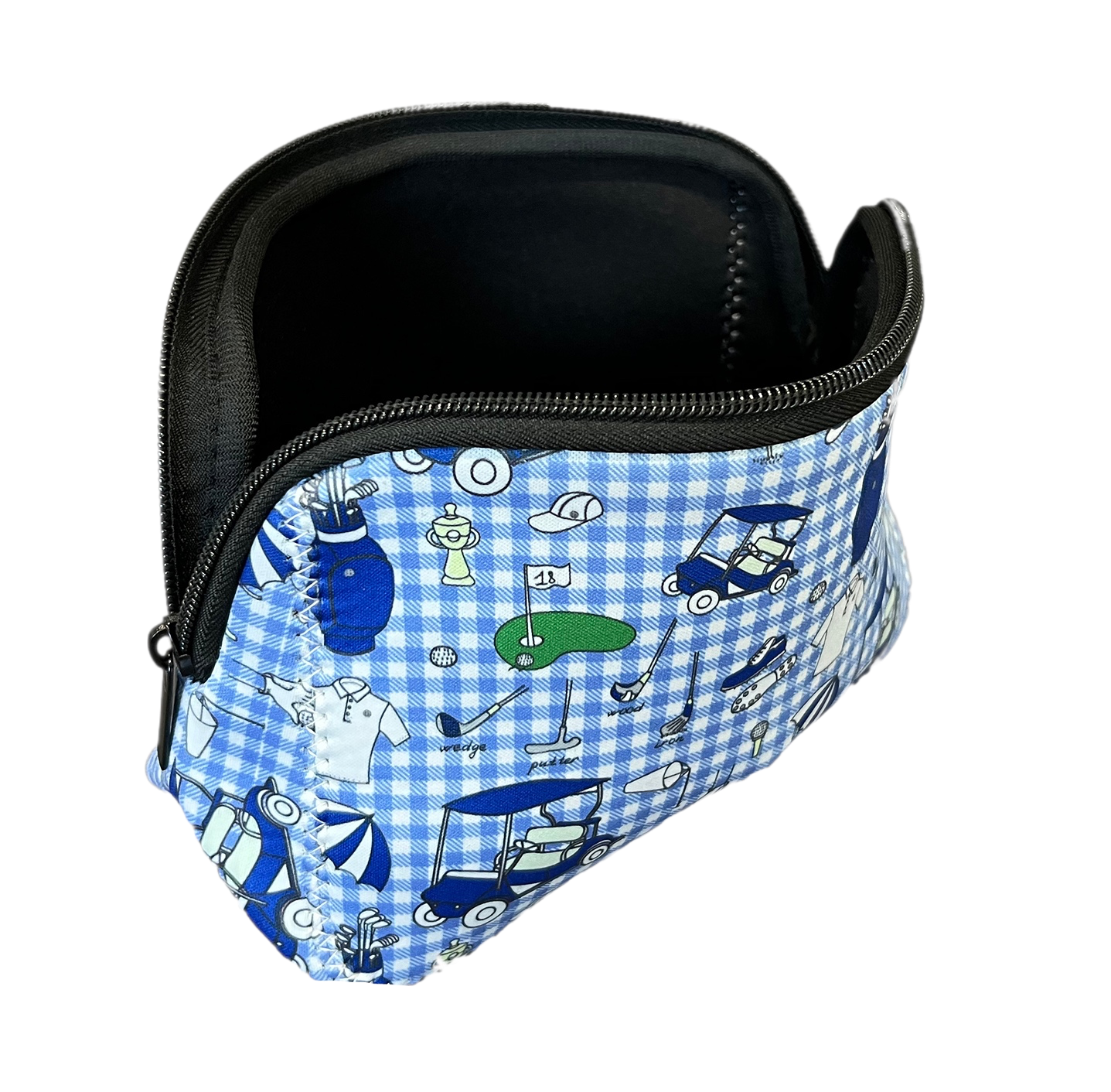 Neoprene Cosmetic Pouch - Ladies Day Out (Blue)