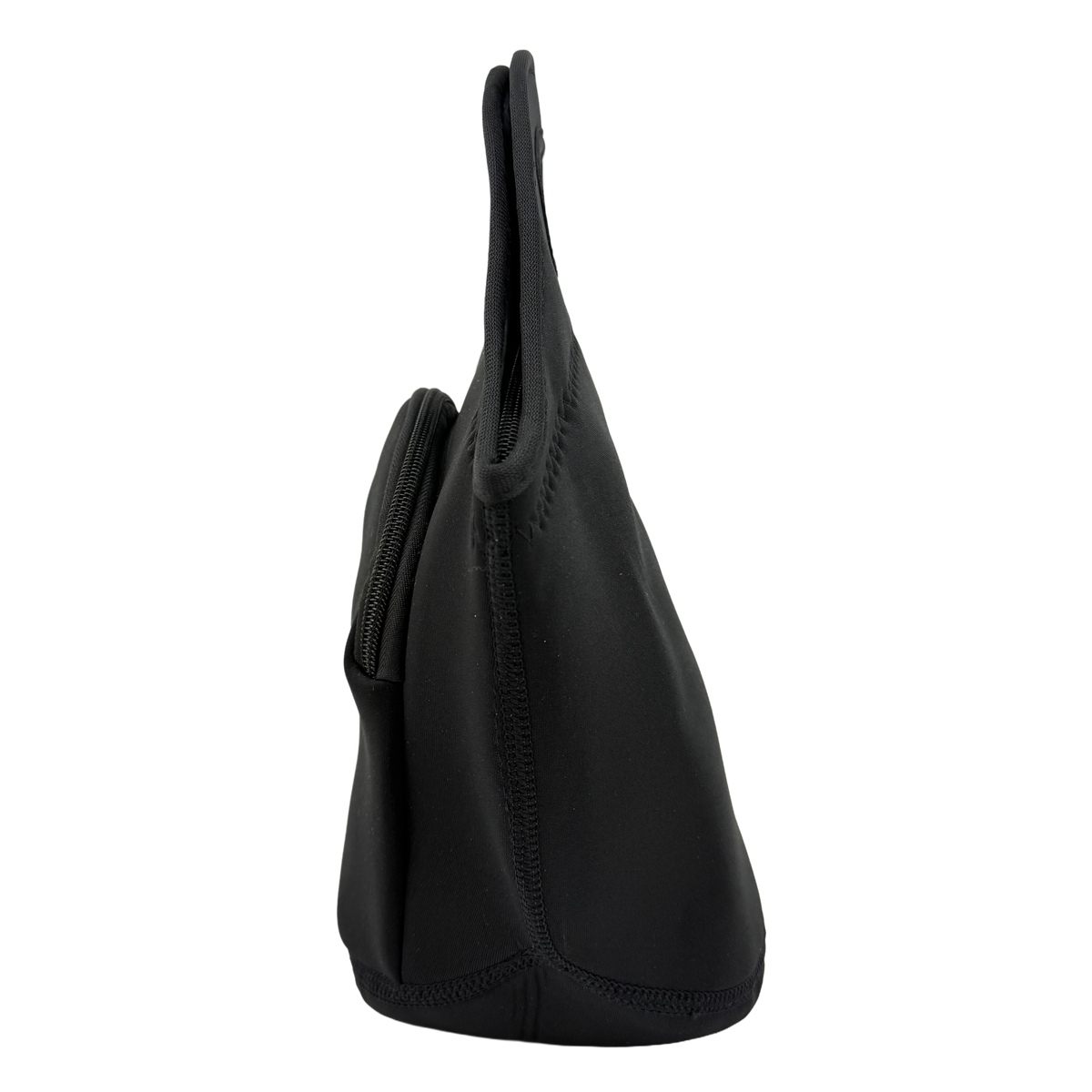 Neoprene Lunch Bag with Pocket - Black