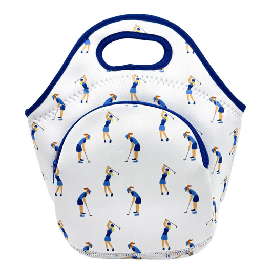 Neoprene Lunch Bag with Pocket - Ladies Only