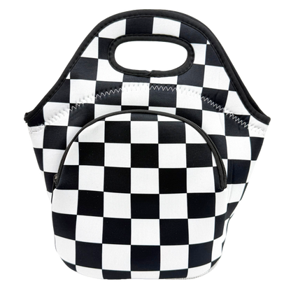 Neoprene Lunch Bag with Pocket - Par-Fect Black