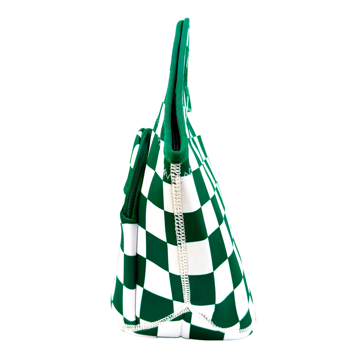 Neoprene Lunch Bag with Pocket - Par-Fect Green