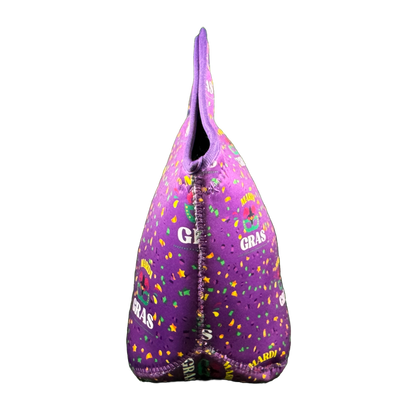 Neoprene Lunch Bag - Mardi Gras