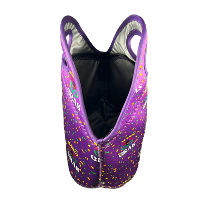 Neoprene Lunch Bag - Mardi Gras