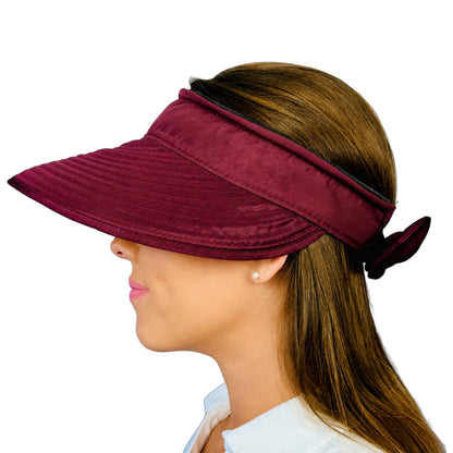 Ladies Visor - Maroon