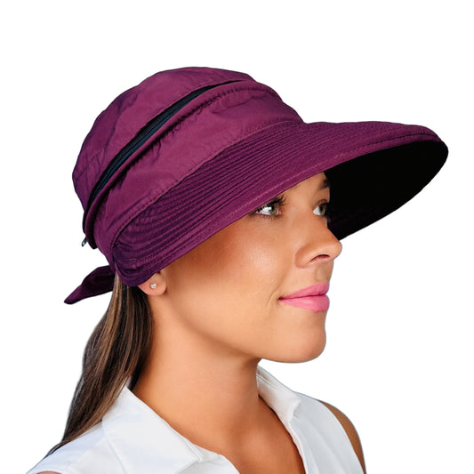 Ladies Visor - Maroon