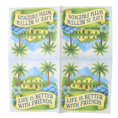 Cocktail Napkin - NPKN-002 - Pack of 20