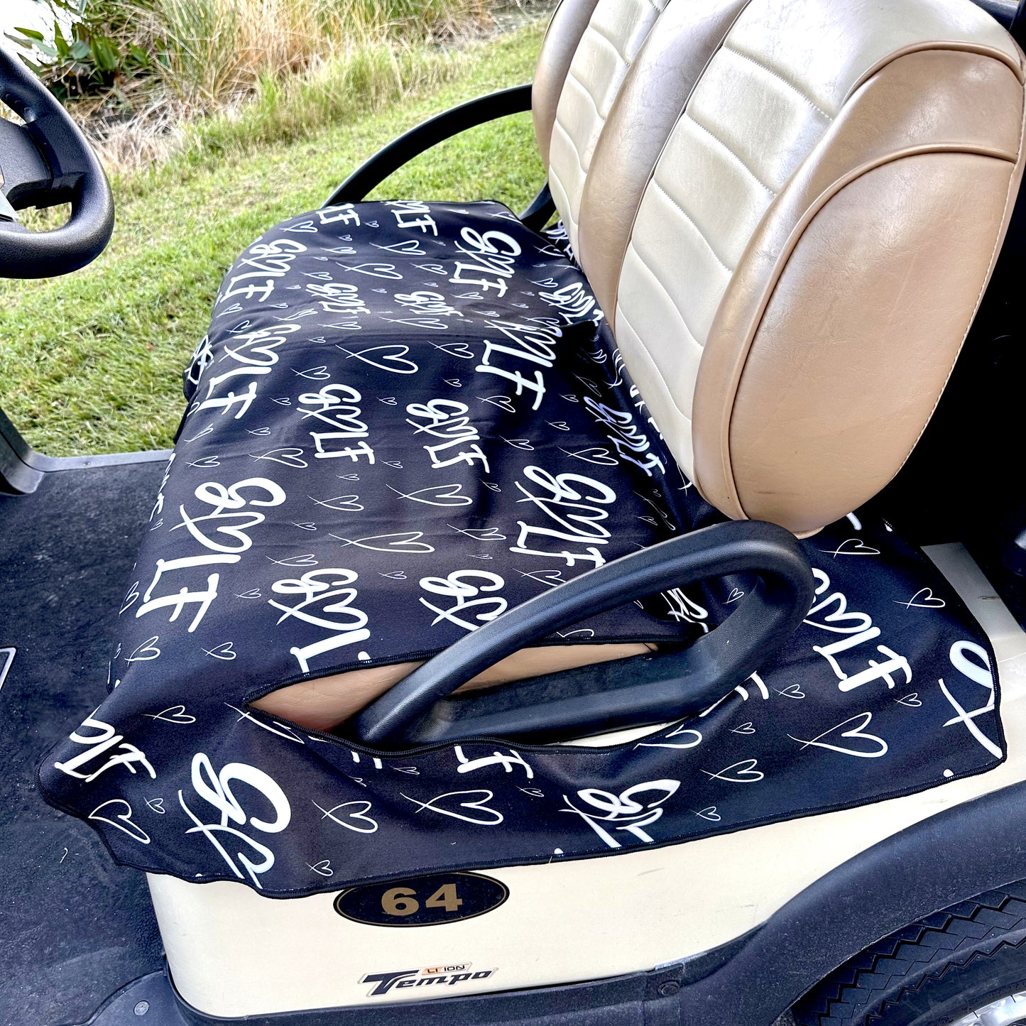 Golf Cart Seat Cover - Fore the Love of Golf