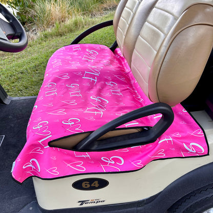 Golf Cart Seat Cover - Fore the Love of Golf