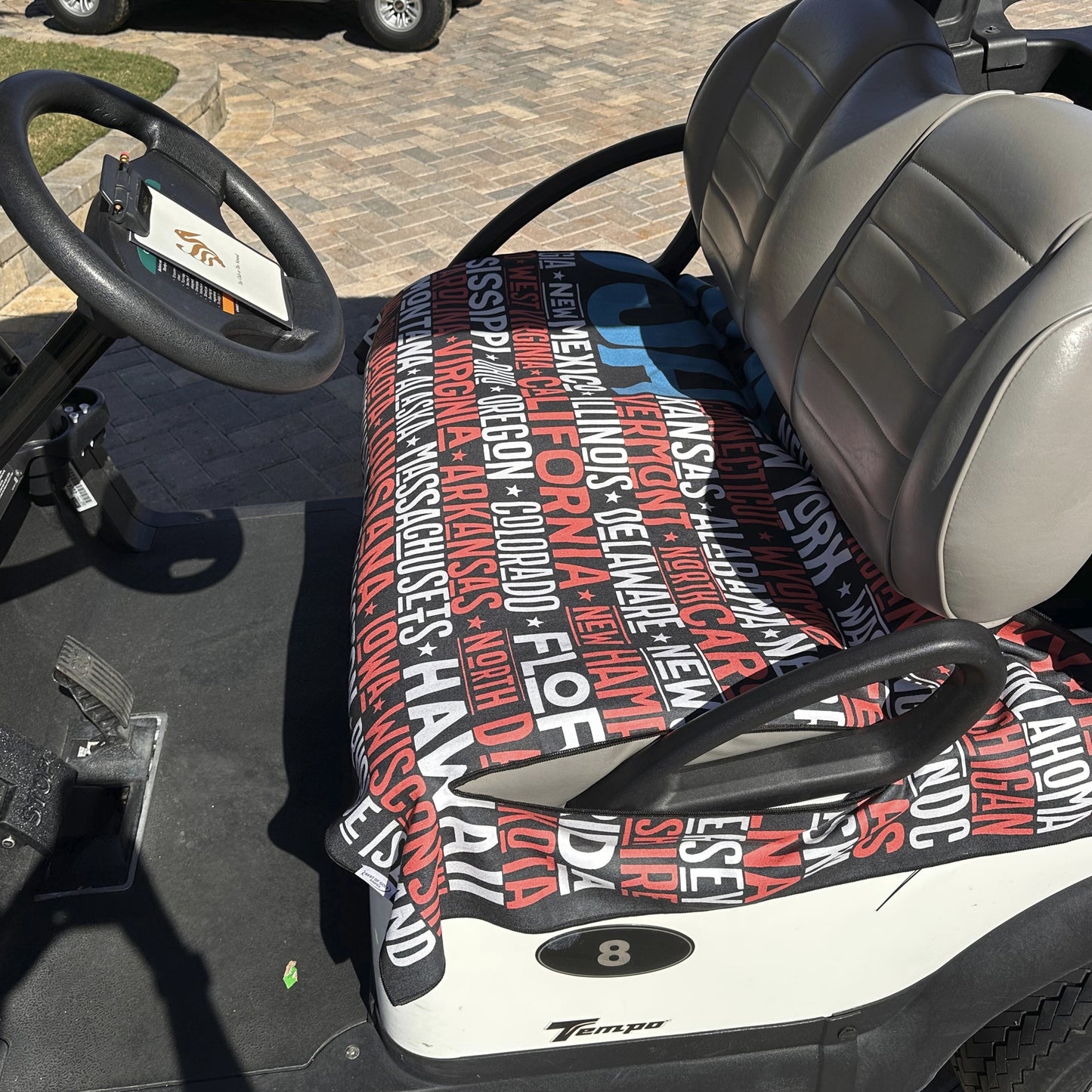 Golf Cart Seat Cover - The States