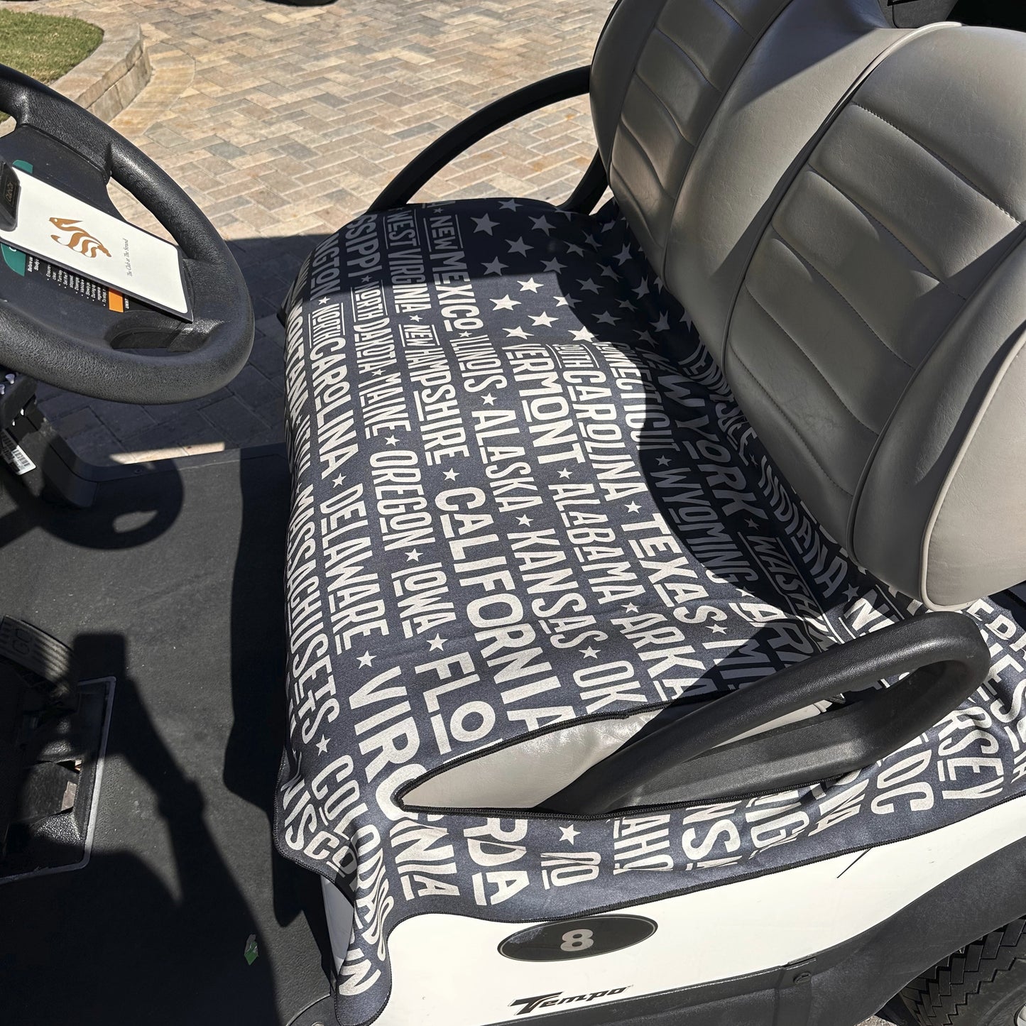 Golf Cart Seat Cover - The States
