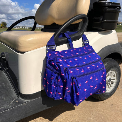 Cart Caddy - Fairway Flamingos