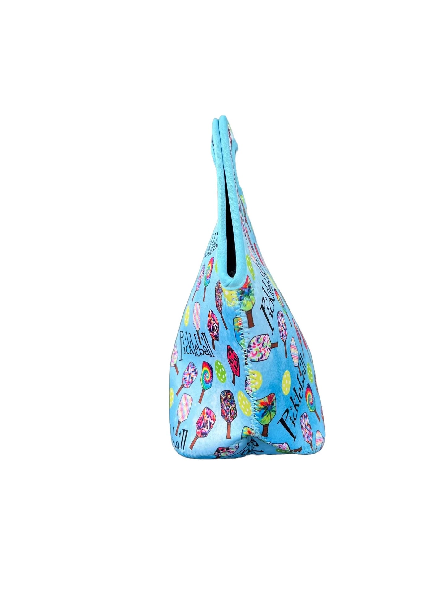Neoprene Lunch Bag - Pickleball (Blue)
