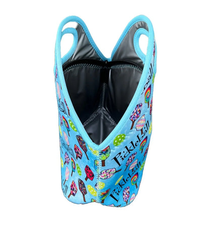 Neoprene Lunch Bag - Pickleball (Blue)