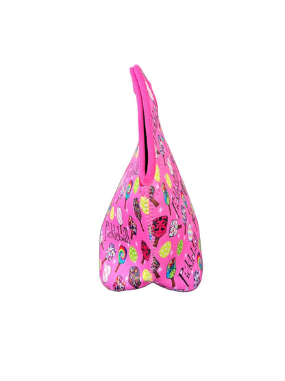 Neoprene Lunch Bag - Pickleball (Pink)