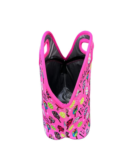 Neoprene Lunch Bag - Pickleball (Pink)