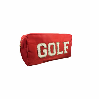 Golf (Red with White Letters)