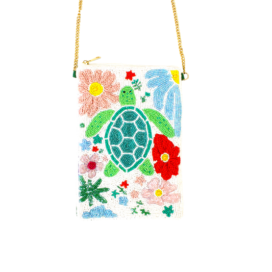 Sea Turtle - Beaddie Phone Bag