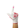 Ladies golf glove with flamingo pattern