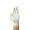 Ladies golf glove with a mixed drinks pattern