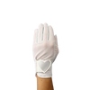 Ladies golf glove with white mesh fabric