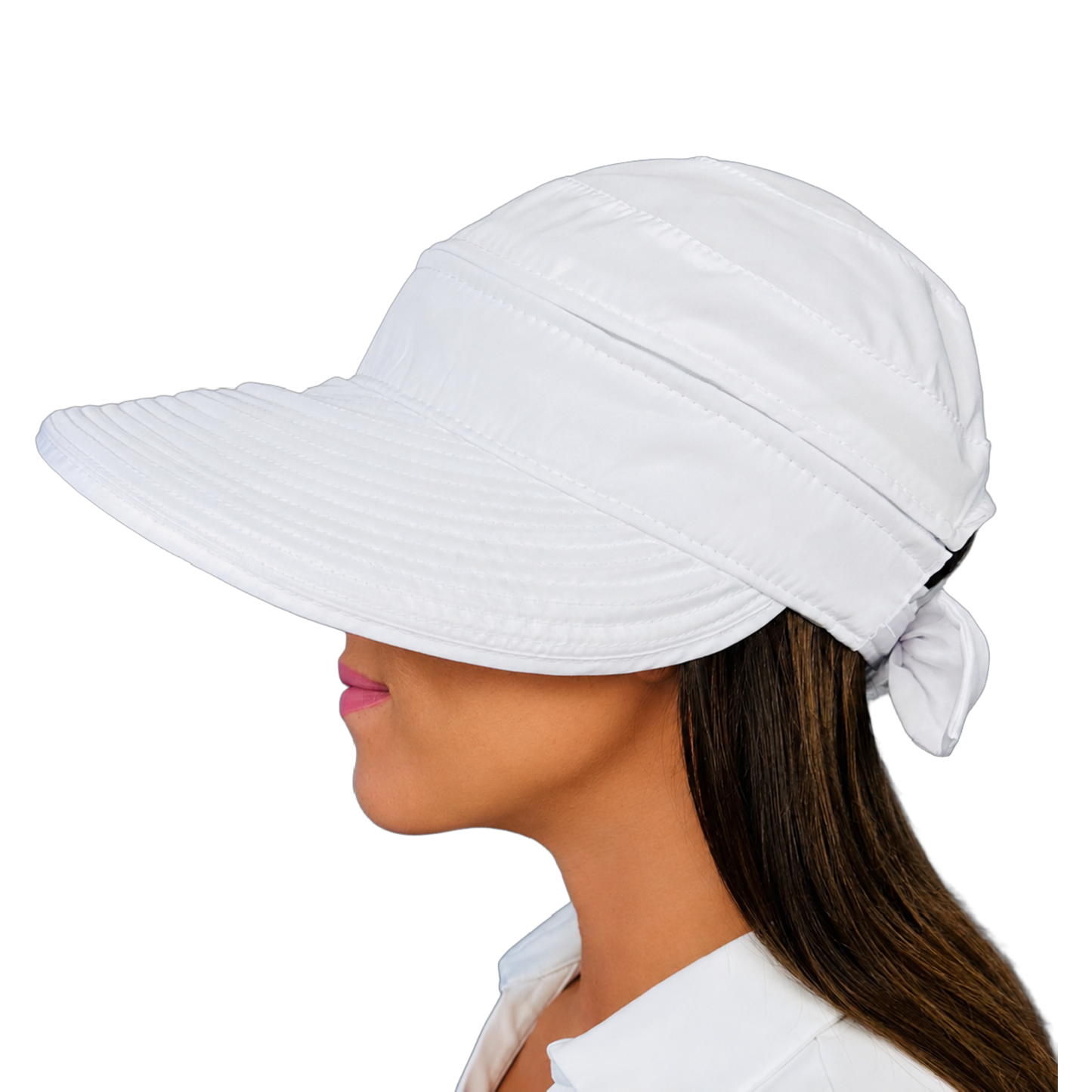 Ladies Visor - White