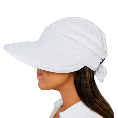 Ladies Visor - White