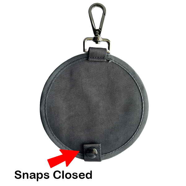 Personalized Ball Marker Storage Holder - Black