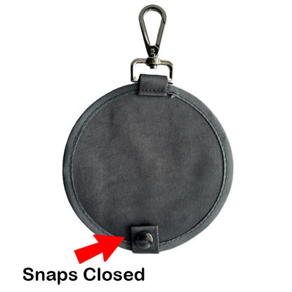 Personalized Ball Marker Storage Holder - Black