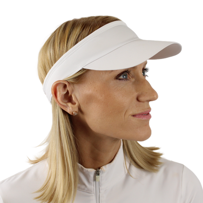Ladies Sun Visor - White