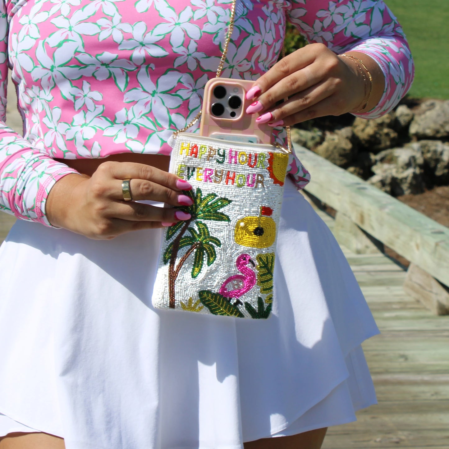 Happy Hour - Beaddie Phone Bag