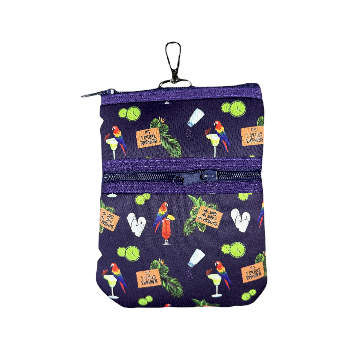 Double Zip Pouch - Margaritaville