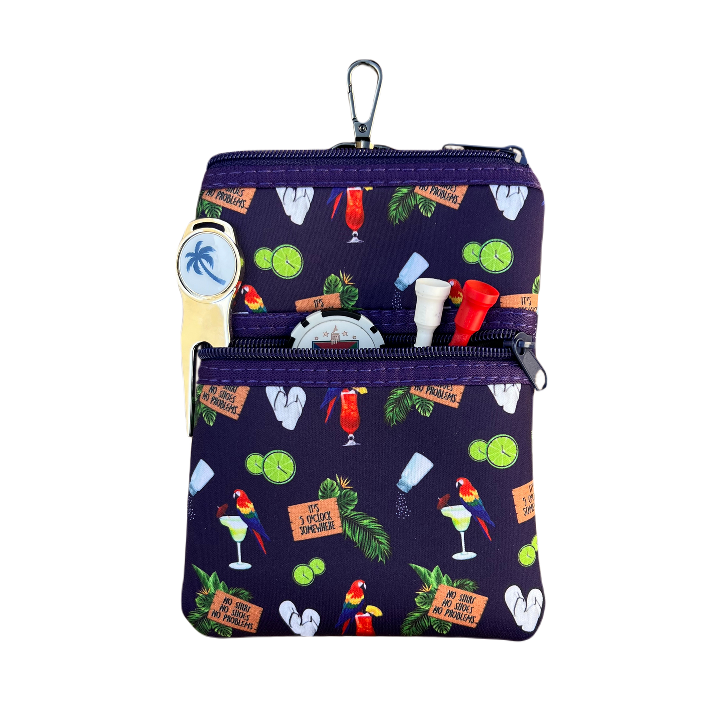Double Zip Pouch - Margaritaville