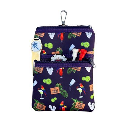 Double Zip Pouch - Margaritaville