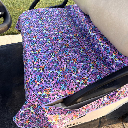 **AVAILABLE 10/1 ** Golf Cart Seat Cover - Jungle Fairway