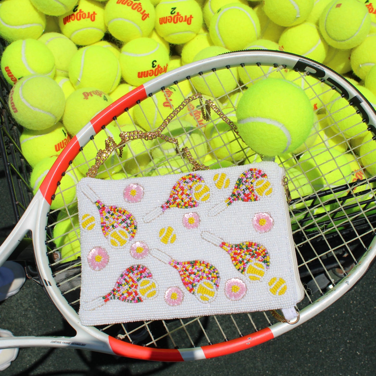 Tennis Rackets - Beaddie Phone Bag